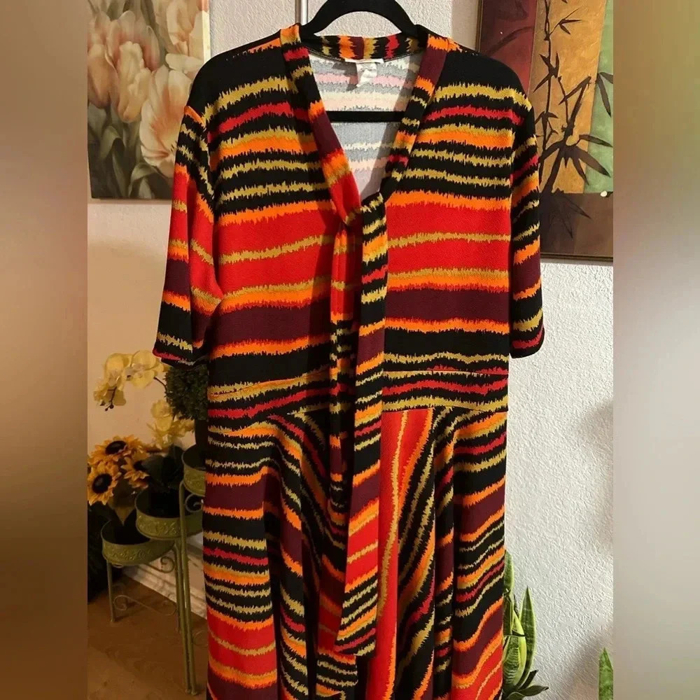 Karen-T design maxi dress size 3X - Picture 9 of 16